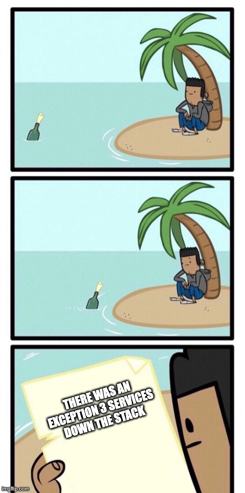 There was an error far away from here
